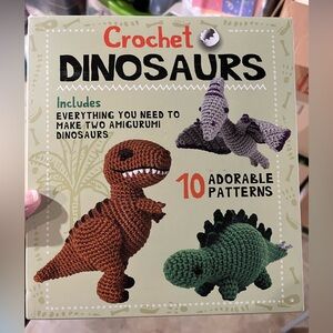 Adorable Crochet Dinosaurs Kit